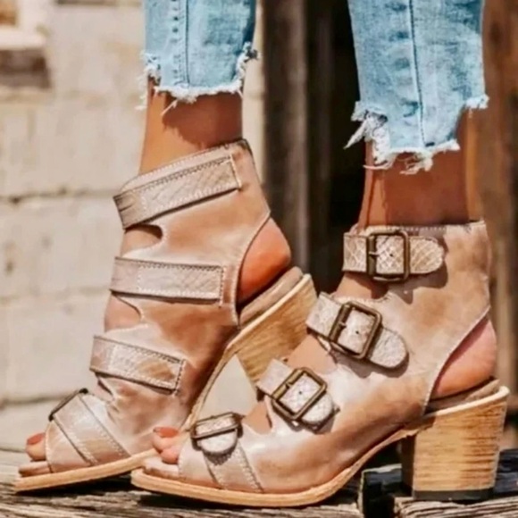 “Like New” Freebird Quail Sandal Bootie - Picture 1 of 10